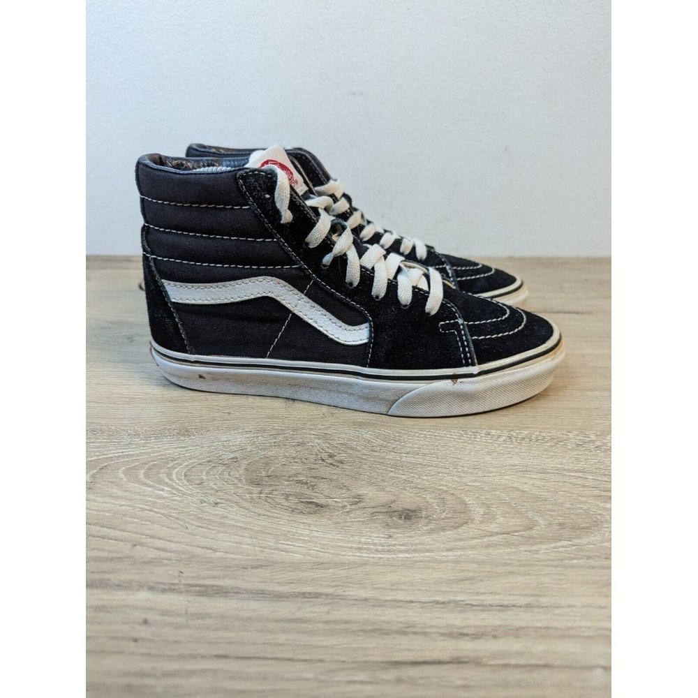 Vans Unisex Adult Black White 500714 Off The Wall SK8 Shoes Size M 5.5 / W 7 - Picture 5 of 9